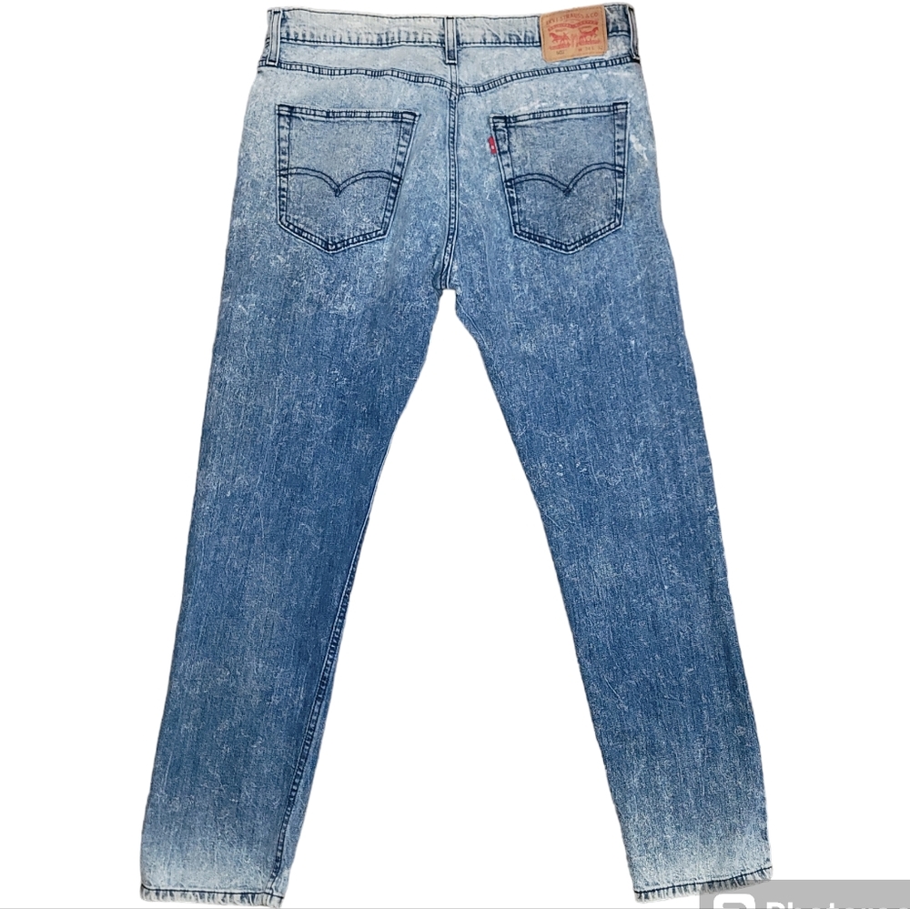 Levi's 502 Jeans Vtg 80s Mens 34X32 Stone Wash Regular Fit Straight Leg Retro